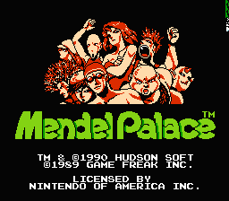 Mendel Palace title screenshot